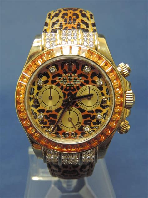 rolex daytona leopard prezzo|rolex leopard for sale.